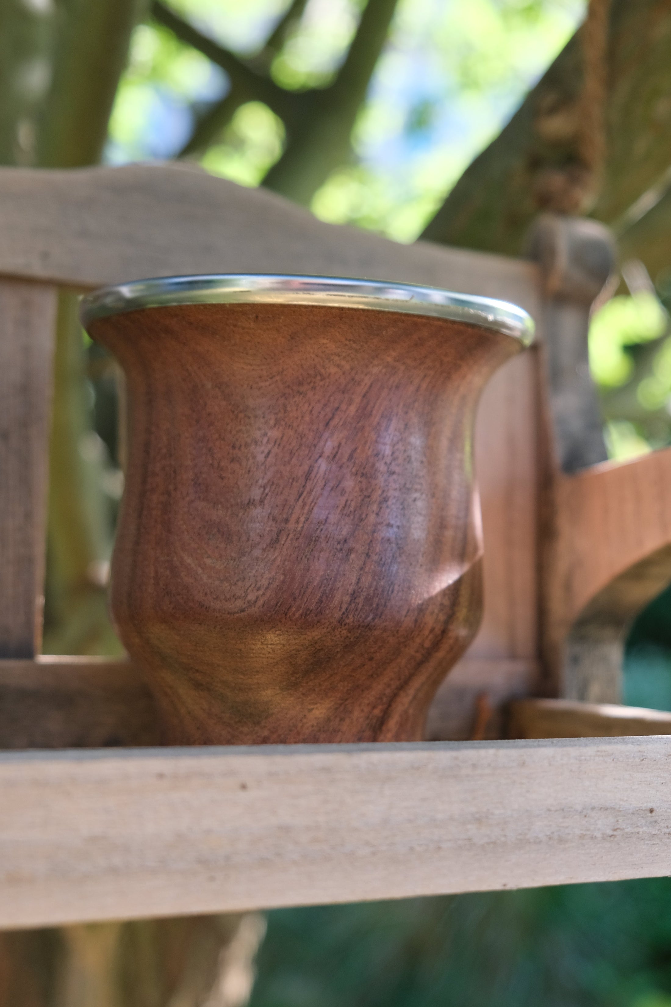 INTI Cup (Premium wood, approx. 300ml, approx. 10cm high)